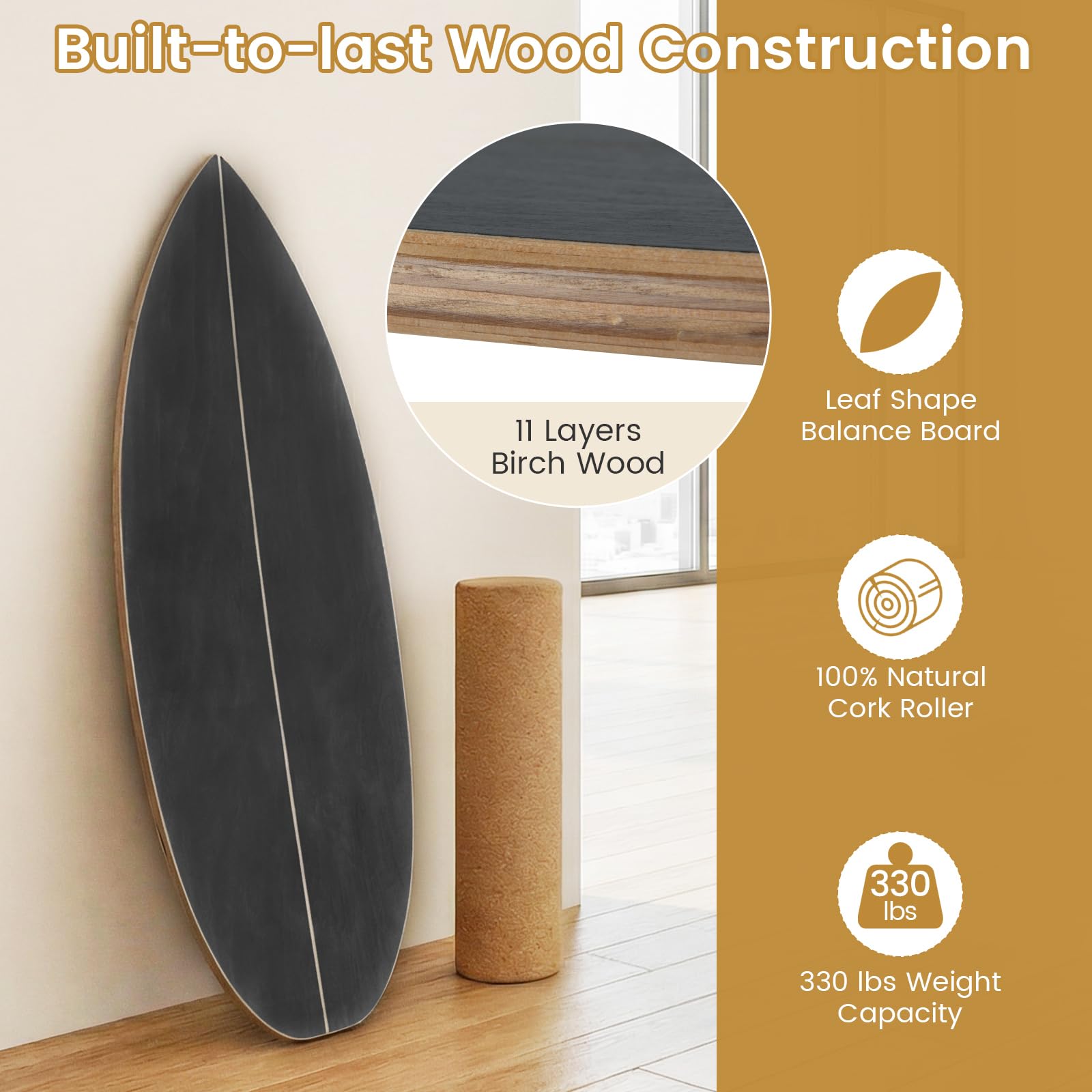 【JACKONE】MOSSBOARDS FIFTY BALANCE Amazon.com : GYMAX Balance Board for Adults, 330LBS Wobble Boards